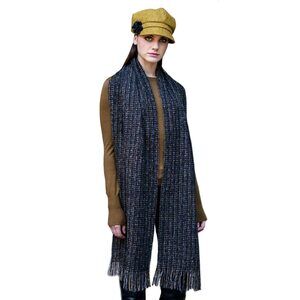 7741 Islander Alpaca And Merino Wool Scarf From Ireland (i11